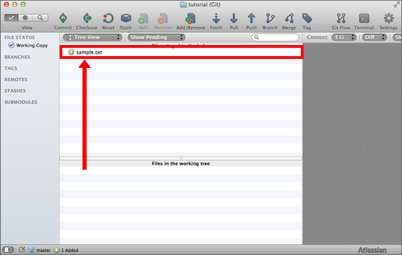 点击添加到Index